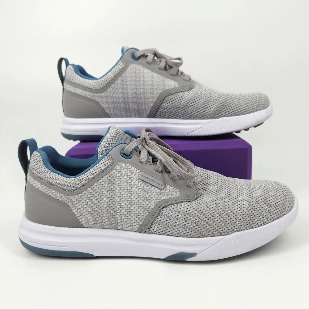 Travis Mathew Daily Pro Hybrid Golf Shoes Men Size 8.5 Gray Spikeless